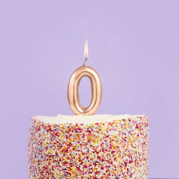 Candle Golden Number 0