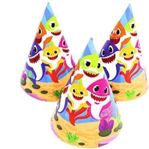 Caps Shark Birthday Yellow