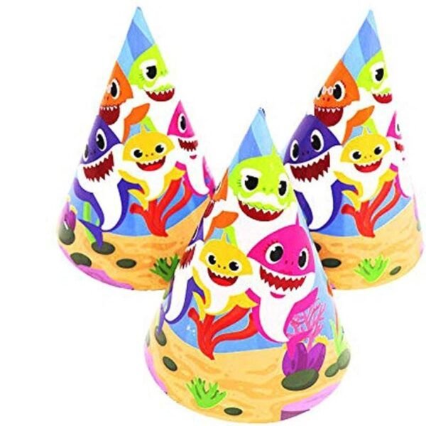 Caps Shark Birthday Yellow