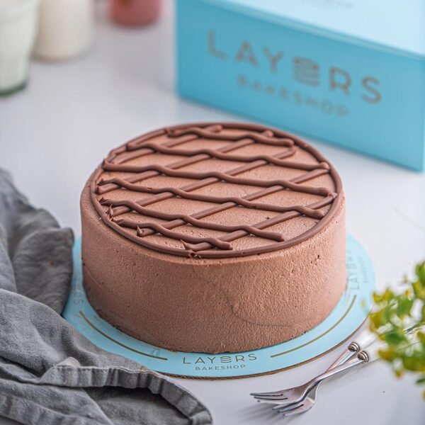 Chocolate-Mousse Chocolate Mousse Cake