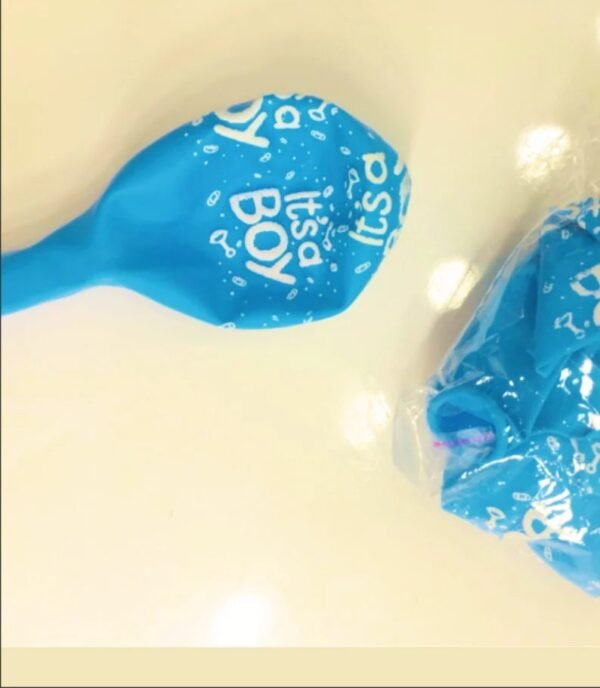 itsaboy3_12430cc8-5157-4cd1-86a9-7d0f1765b40e_2048x2048 "It's a Boy" Printed Rubber Balloons (Pack of 25)